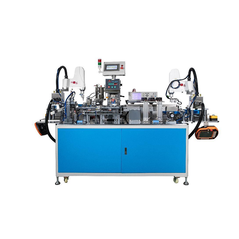 Cad iad na saintréithe atá ag meaisín tástála agus priontála coil comhla solenoid?